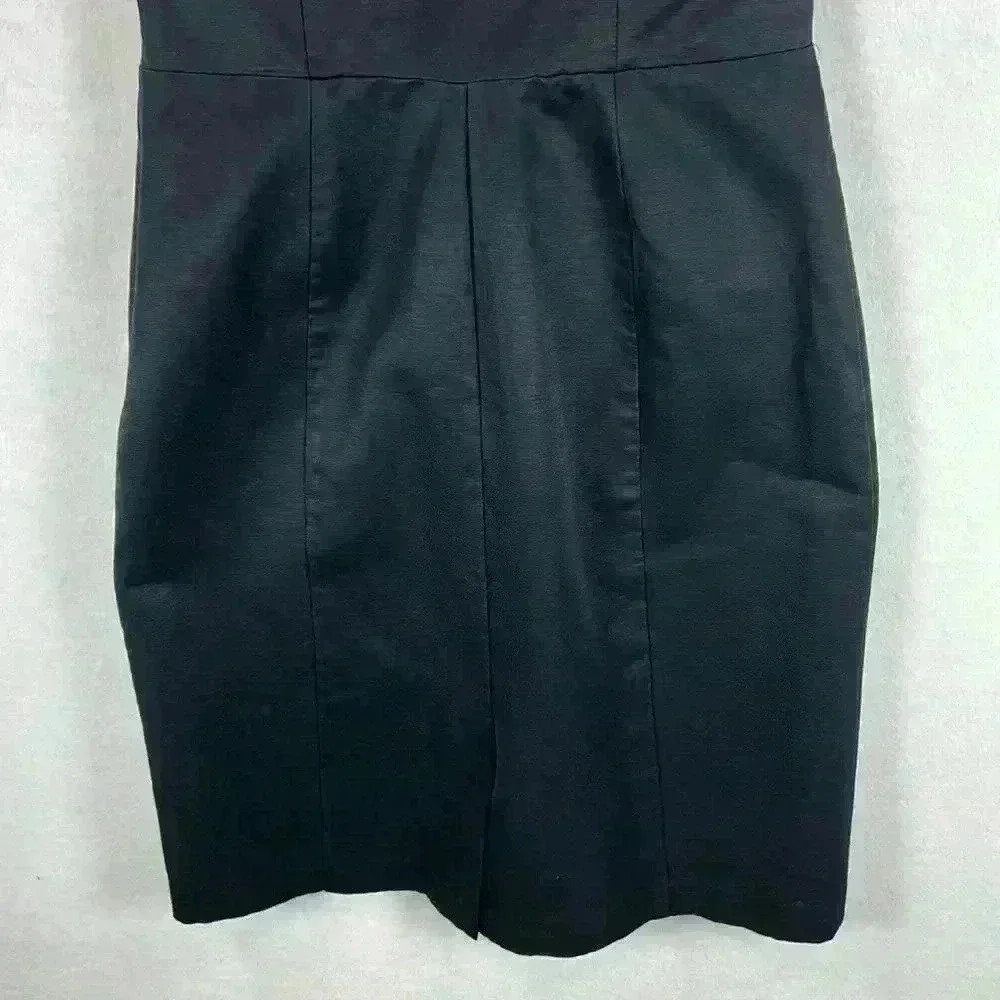The Limited Women’s Strapless Sheath Mini Dress Size 4 Black Form-fitting Party - Picture 8 of 14